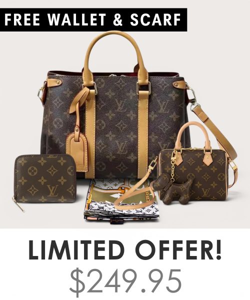 Big bag + Nano speedy + Gifts (Free LV Wallet + Free LV Silk Scarf)