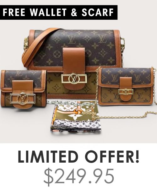 Big bag + Nano speedy + Gifts (Free LV Wallet + Free LV Silk Scarf)