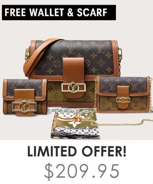 Big bag + Nano speedy + Gifts (Free LV Wallet + Free LV Silk Scarf)