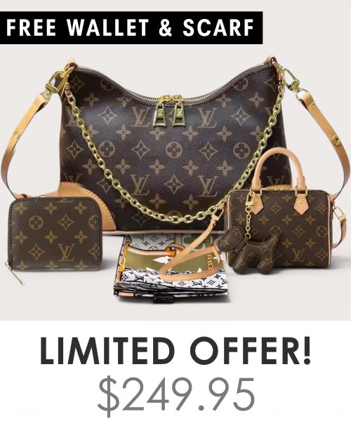Big bag + Nano speedy + Gifts (Free LV Wallet + Free LV Silk Scarf)