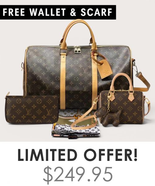 Big bag + Nano speedy + Gifts (Free LV Wallet + Free LV Silk Scarf)