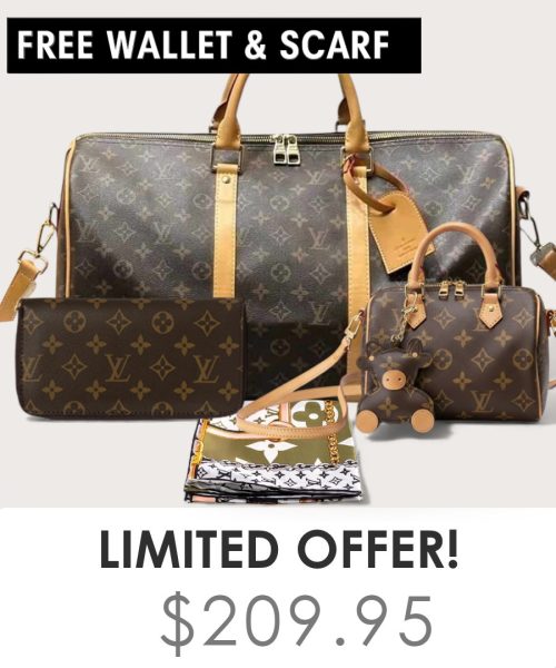 Big bag + Nano speedy + Gifts (Free LV Wallet + Free LV Silk Scarf)
