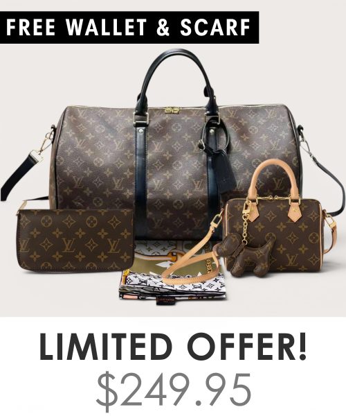 Big bag + Nano speedy + Gifts (Free LV Wallet + Free LV Silk Scarf)