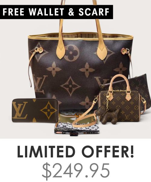 Big bag + Nano speedy + Gifts (Free LV Wallet + Free LV Silk Scarf)