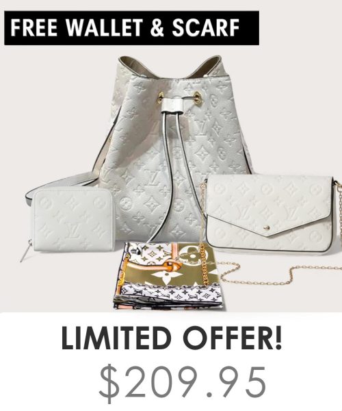 Big bag + Pochette Felicie Mini + Gifts(Free LV Wallet + Free LV Silk Scarf)