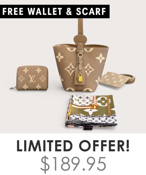 Big Bag + Gifts (FREE LV Wallet & FREE LV Scarf)