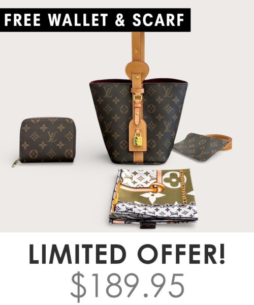 Big Bag + Gifts (FREE LV Wallet & FREE LV Scarf)