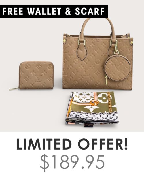 Big Bag + Gifts (FREE LV Wallet & FREE LV Scarf)