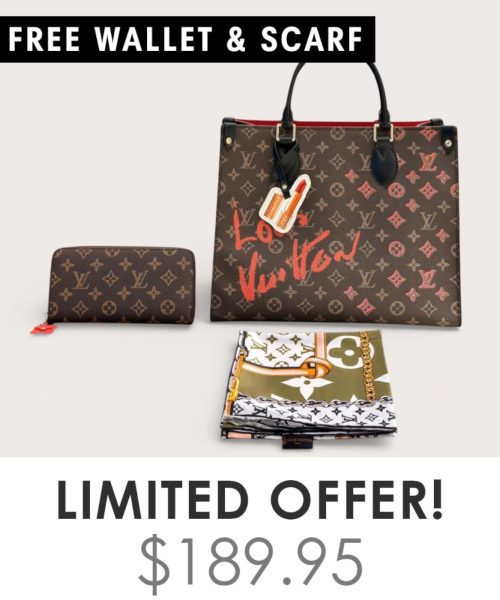 Big Bag + Gifts (FREE LV Wallet & FREE LV Scarf)