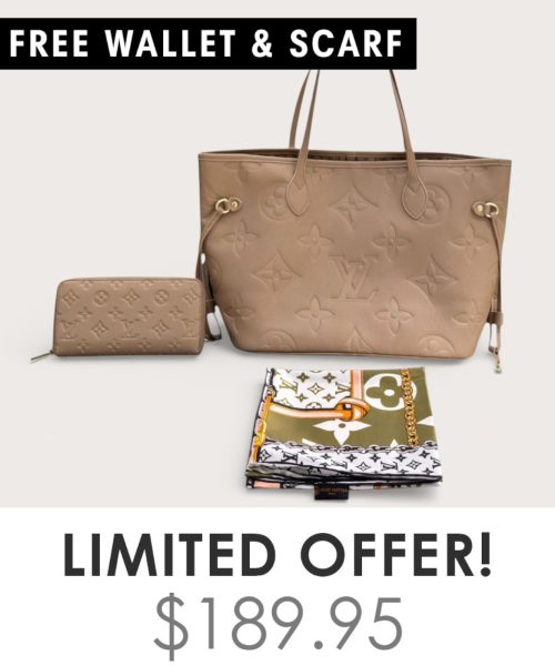 Big Bag + Gifts (FREE LV Wallet & FREE LV Scarf)