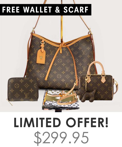 Big bag + Nano speedy + Gifts (Free LV Wallet + Free LV Silk Scarf)