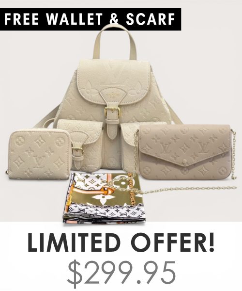 Big bag + Pochette Felicie Mini + Gifts(Free LV Wallet + Free LV Silk Scarf)