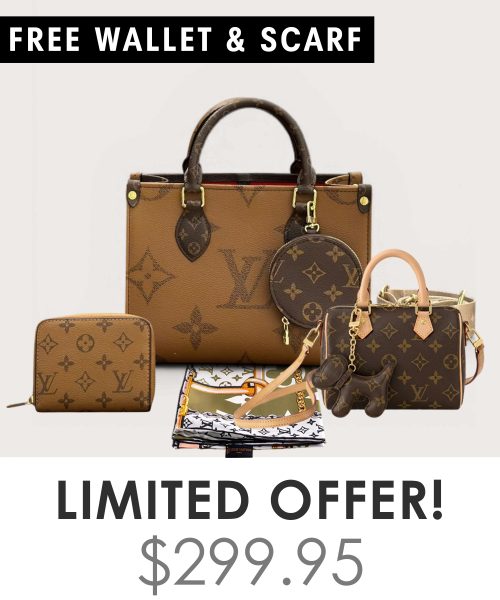 Big bag + Nano speedy + Gifts (Free LV Wallet + Free LV Silk Scarf)