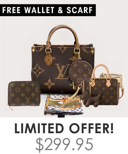 Big bag + Nano speedy + Gifts (Free LV Wallet + Free LV Silk Scarf)