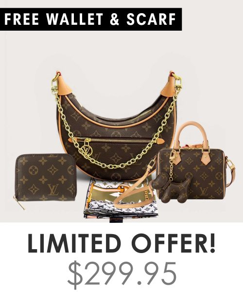 Big bag + Nano speedy + Gifts (Free LV Wallet + Free LV Silk Scarf)
