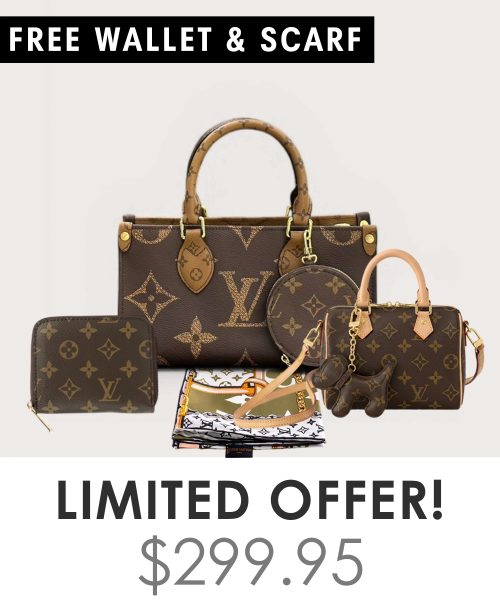 Big bag + Nano speedy + Gifts (Free LV Wallet + Free LV Silk Scarf)