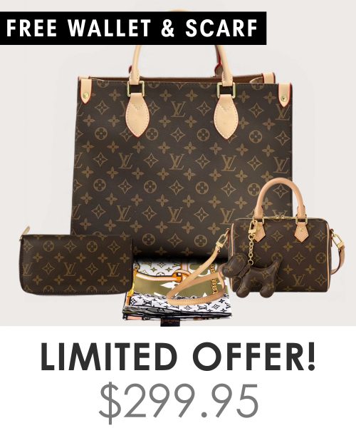 Big bag + Nano speedy + Gifts (Free LV Wallet + Free LV Silk Scarf)