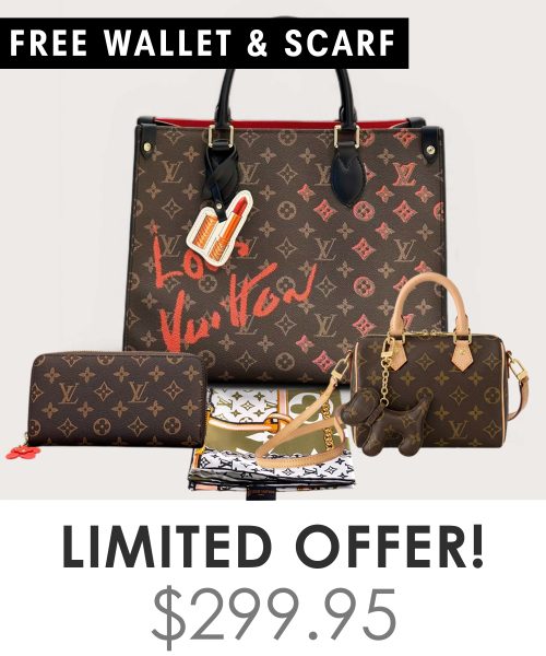 Big bag + Nano speedy + Gifts (Free LV Wallet + Free LV Silk Scarf)