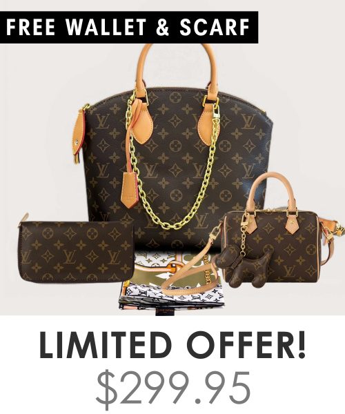 Big bag + Nano speedy + Gifts (Free LV Wallet + Free LV Silk Scarf)