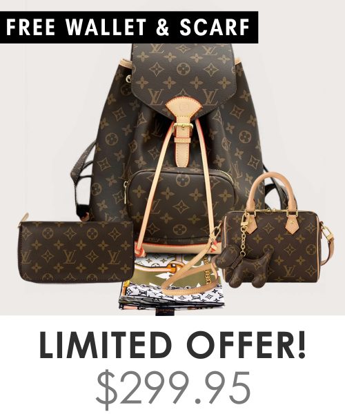 Big bag + Nano speedy + Gifts (Free LV Wallet + Free LV Silk Scarf)