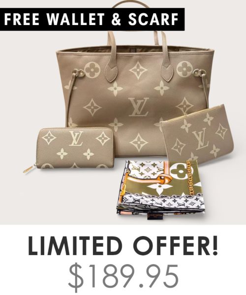 Big Bag + Gifts (FREE LV Wallet & FREE LV Scarf)