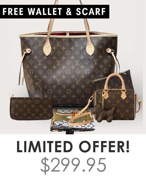 Big bag + Nano speedy + Gifts (Free LV Wallet + Free LV Silk Scarf)