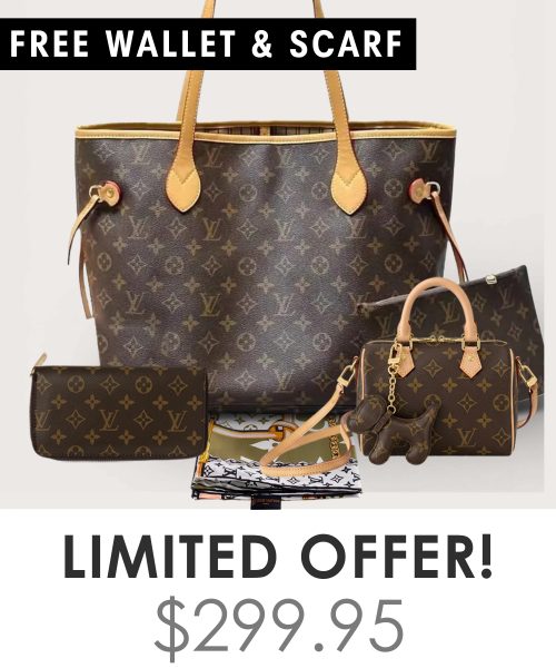 Big bag + Nano speedy + Gifts (Free LV Wallet + Free LV Silk Scarf)
