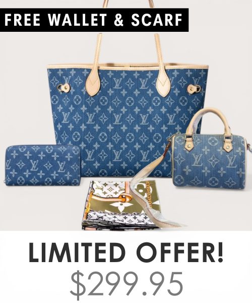 Big bag + Nano speedy + Gifts (Free LV Wallet + Free LV Silk Scarf)