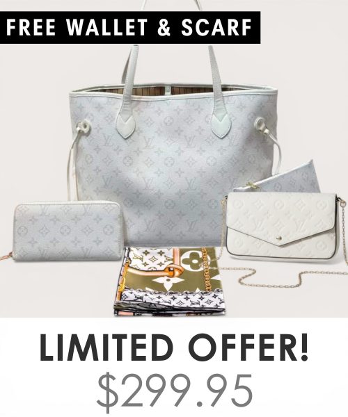 Big bag + Pochette Felicie Mini + Gifts(Free LV Wallet + Free LV Silk Scarf)