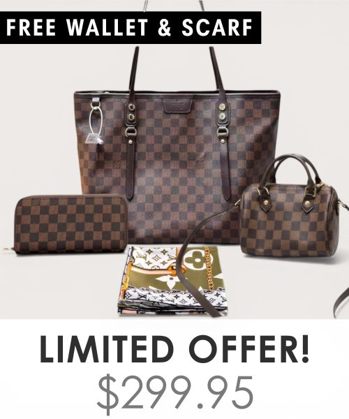 Big bag + Nano speedy + Gifts (Free LV Wallet + Free LV Silk Scarf)