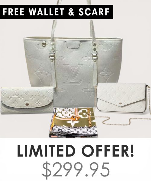 Big bag + Pochette Felicie Mini + Gifts(Free LV Wallet + Free LV Silk Scarf)