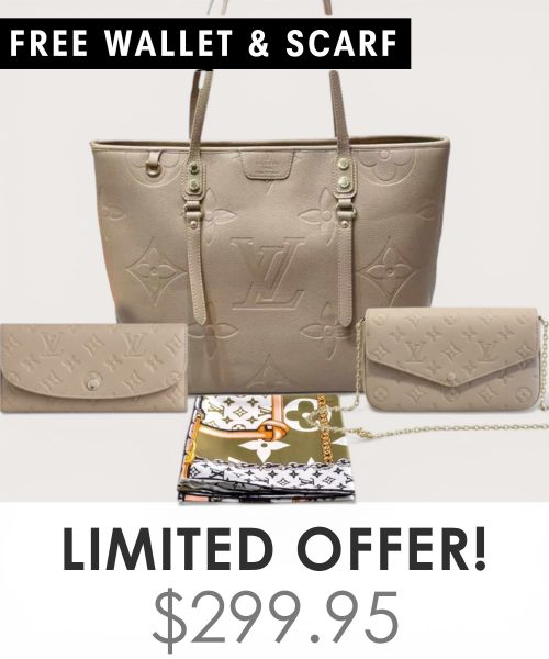 Big bag + Pochette Felicie Mini + Gifts(Free LV Wallet + Free LV Silk Scarf)