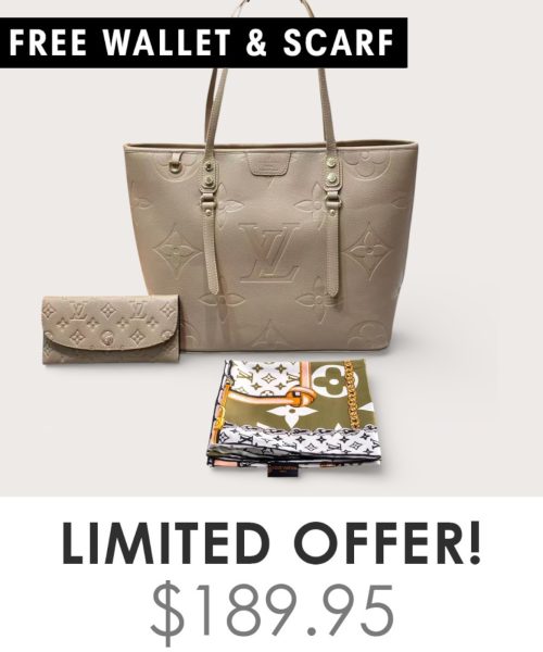 Big Bag + Gifts (FREE LV Wallet & FREE LV Scarf)