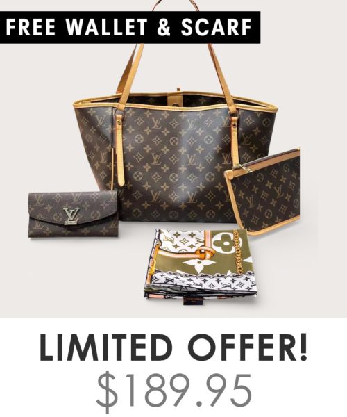 Big Bag + Gifts (FREE LV Wallet & FREE LV Scarf)