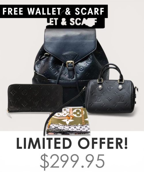 Big bag + Nano speedy + Gifts (Free LV Wallet + Free LV Silk Scarf)