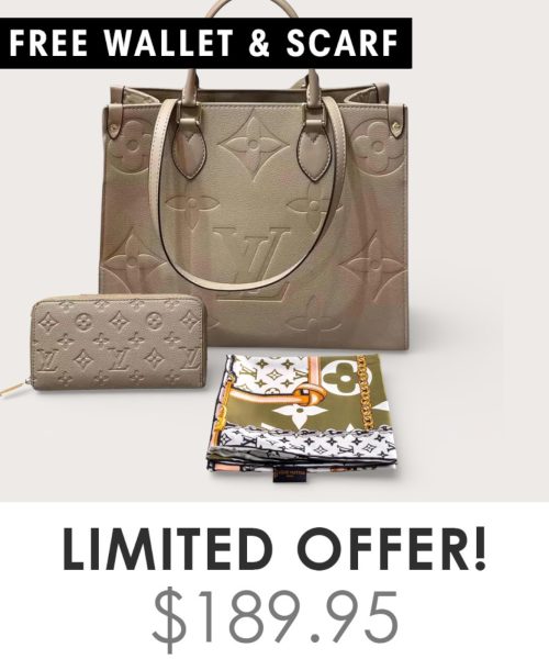 Big Bag + Gifts (FREE LV Wallet & FREE LV Scarf)