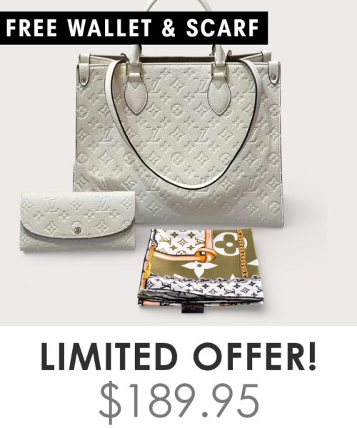Big Bag + Gifts (FREE LV Wallet & FREE LV Scarf)
