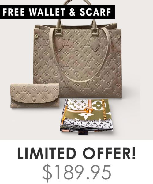 Big Bag + Gifts (FREE LV Wallet & FREE LV Scarf)