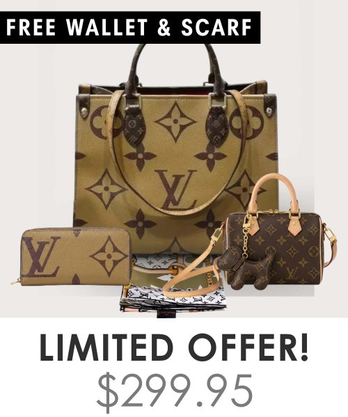 Big bag + Nano speedy + Gifts (Free LV Wallet + Free LV Silk Scarf)