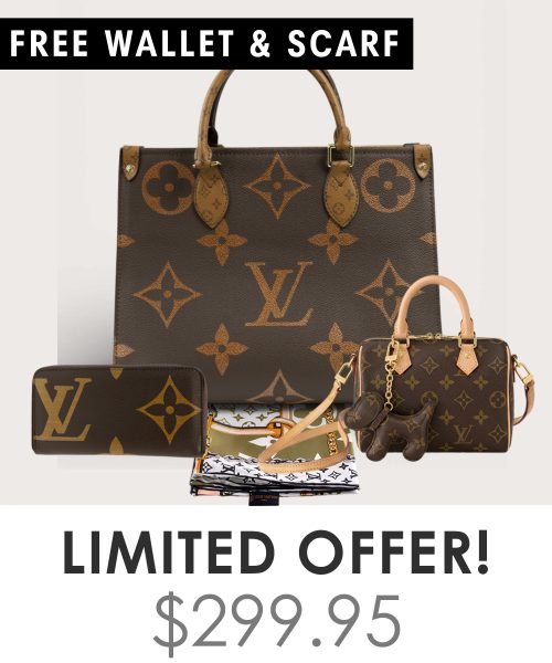 Big bag + Nano speedy + Gifts (Free LV Wallet + Free LV Silk Scarf)