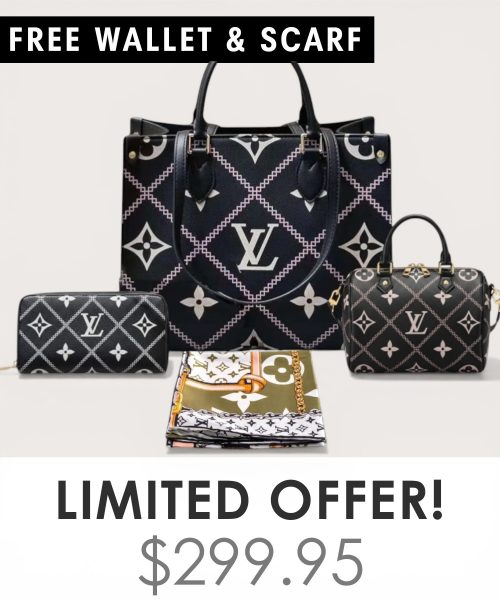 Big bag + Nano speedy + Gifts (Free LV Wallet + Free LV Silk Scarf)