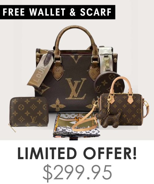 Big bag + Nano speedy + Gifts (Free LV Wallet + Free LV Silk Scarf)