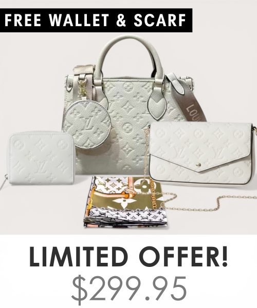Big bag + Pochette Felicie Mini + Gifts(Free LV Wallet + Free LV Silk Scarf)
