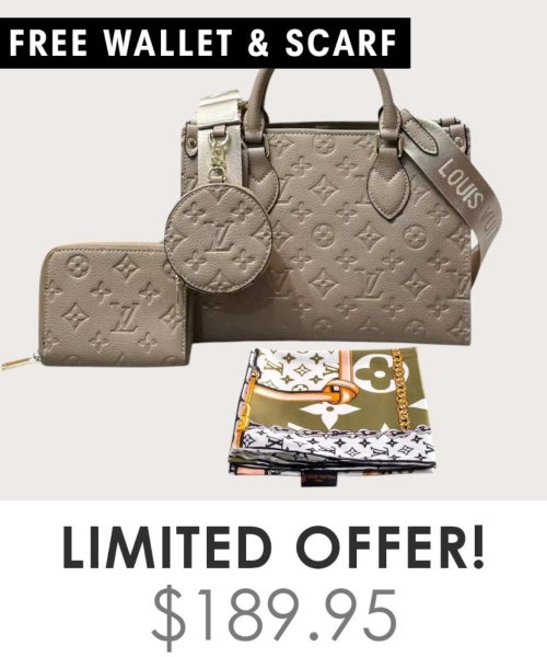 Big Bag + Gifts (FREE LV Wallet & FREE LV Scarf)