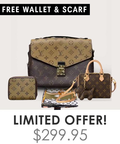 Big bag + Nano speedy + Gifts (Free LV Wallet + Free LV Silk Scarf)