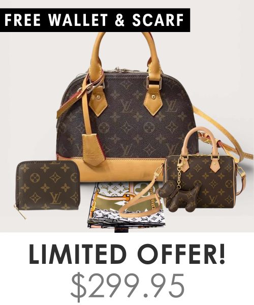 Big bag + Nano speedy + Gifts (Free LV Wallet + Free LV Silk Scarf)