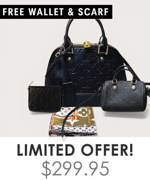 Big bag + Nano speedy + Gifts (Free LV Wallet + Free LV Silk Scarf)