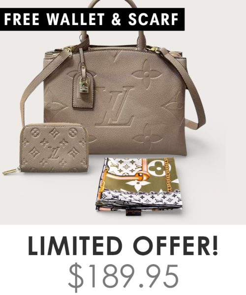 Big Bag + Gifts (FREE LV Wallet & FREE LV Scarf)