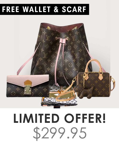 Big bag + Nano speedy + Gifts (Free LV Wallet + Free LV Silk Scarf)