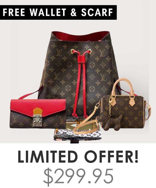 Big bag + Nano speedy + Gifts (Free LV Wallet + Free LV Silk Scarf)